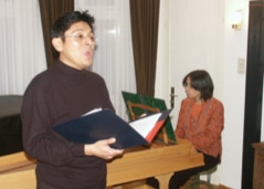 Rafael Montero und Suzana Mendes. Konzert bei der Sitzung Alte Musik und Kulturwissenschaft des ISMPS 2008. Copyright ISMPS