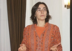 Suzana Mendes. Vortrag und Konzert bei der Sitzung zum Thema Alte Musik und Kulturwissenschaft des ISMPS 2008. Copyright ISMPS