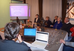 Sitzung zur Jahresmitgliederversammlung des ISMPS 2017. Konzert von Maxwell Oliveira und Vortrag von Klaus Jetz