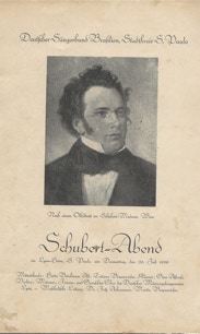Schubert in der Salzburger-Tradition in der deutschsprachigen Kolonie S.Paulos - der Schubertchor. Archiv ISMPS