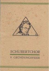 Schubert in der Salzburger-Tradition in der deutschsprachigen Kolonie S.Paulos - der Schubertchor. Archiv ISMPS